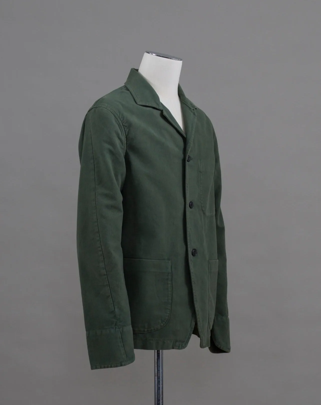 C.O.F. Studio Soft Moleskin Painter Jacket / Army Green