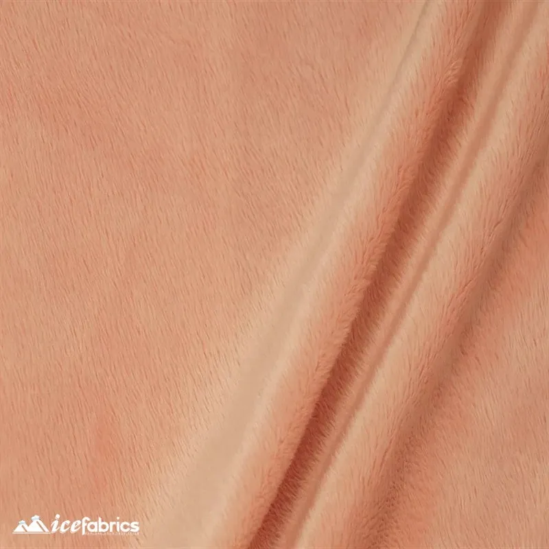 Coral Ice Fabrics Minky Fabric Wholesale _ 3 mm