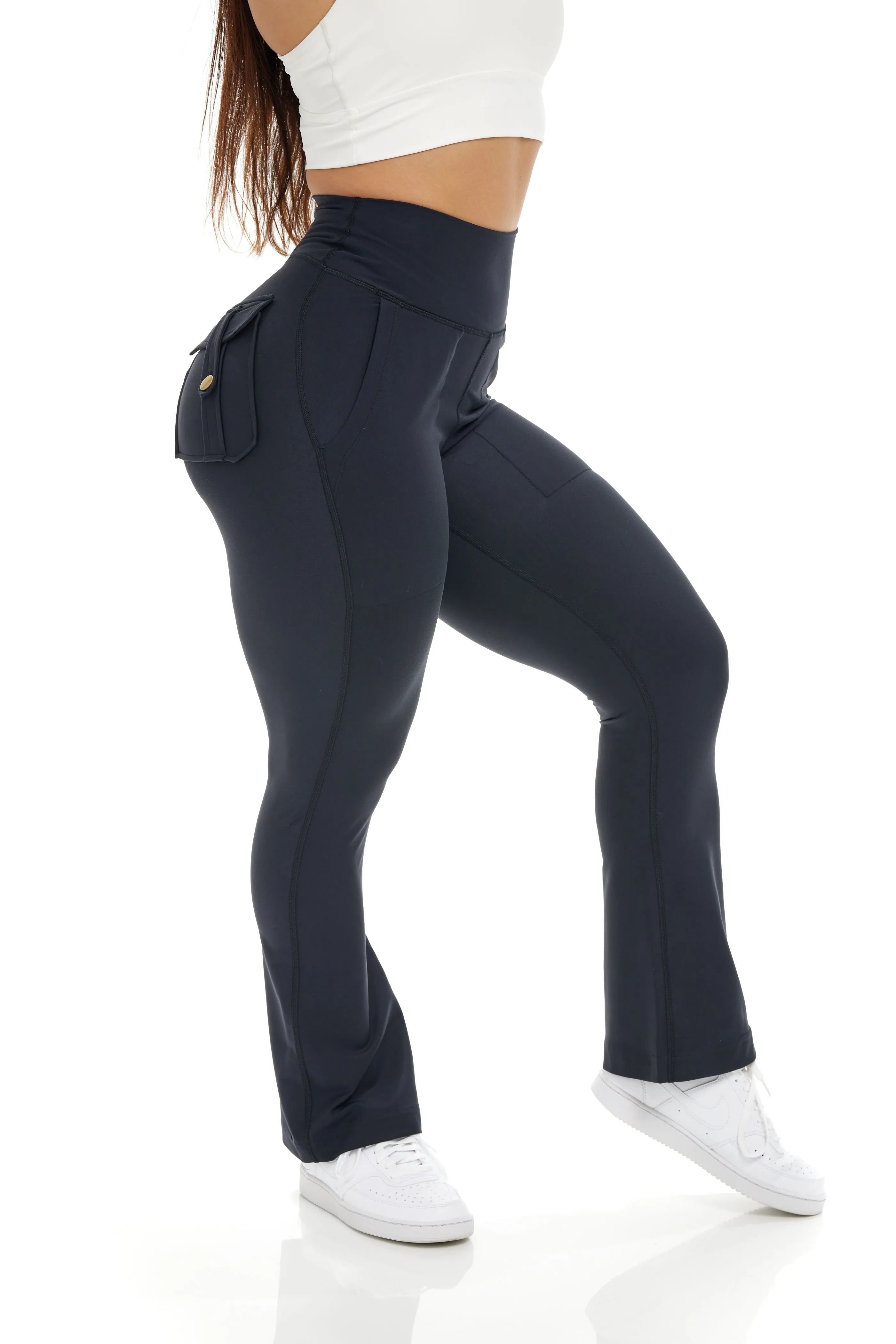 Curve Cargo EVO Flare Leggings