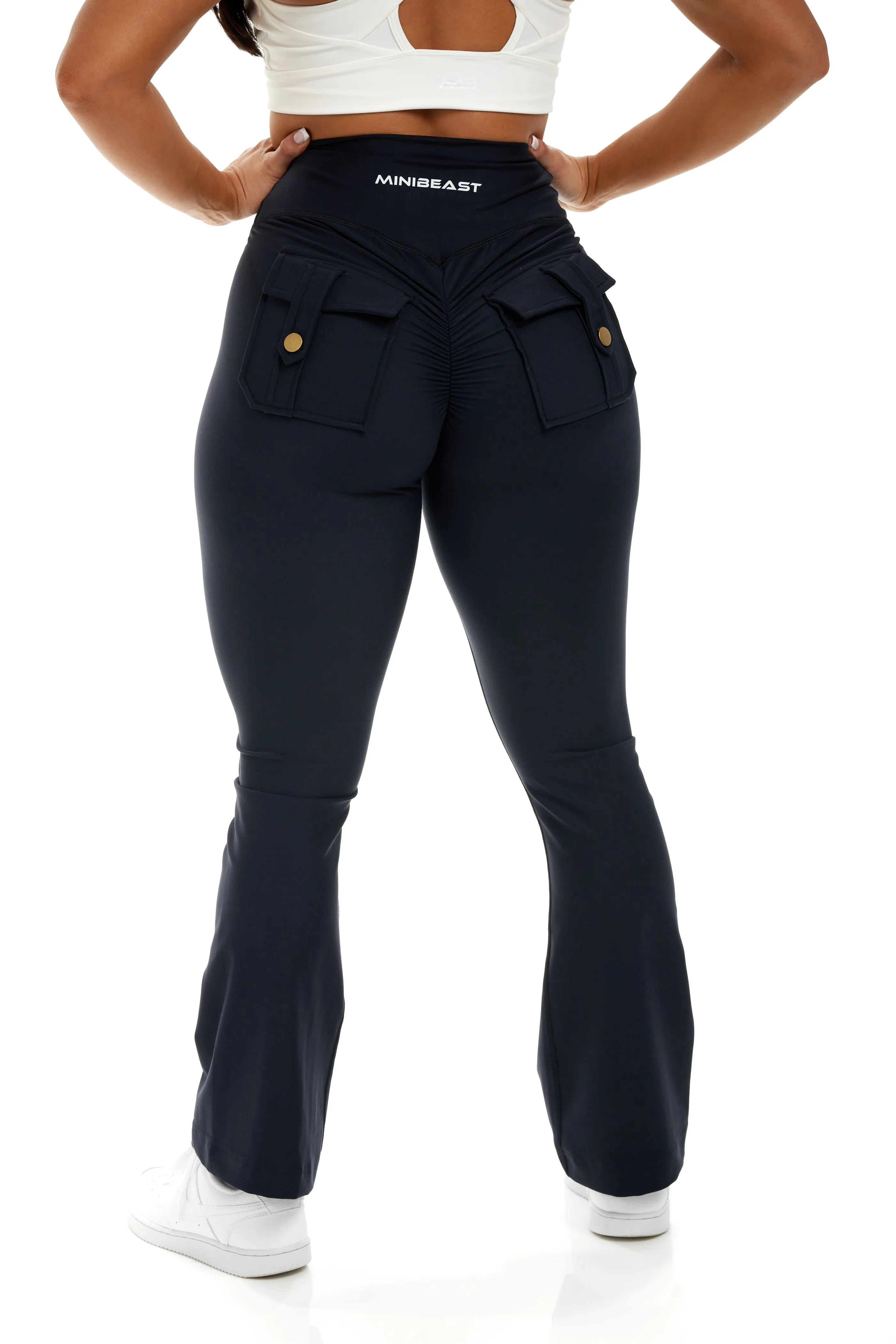 Curve Cargo Flare Leggings