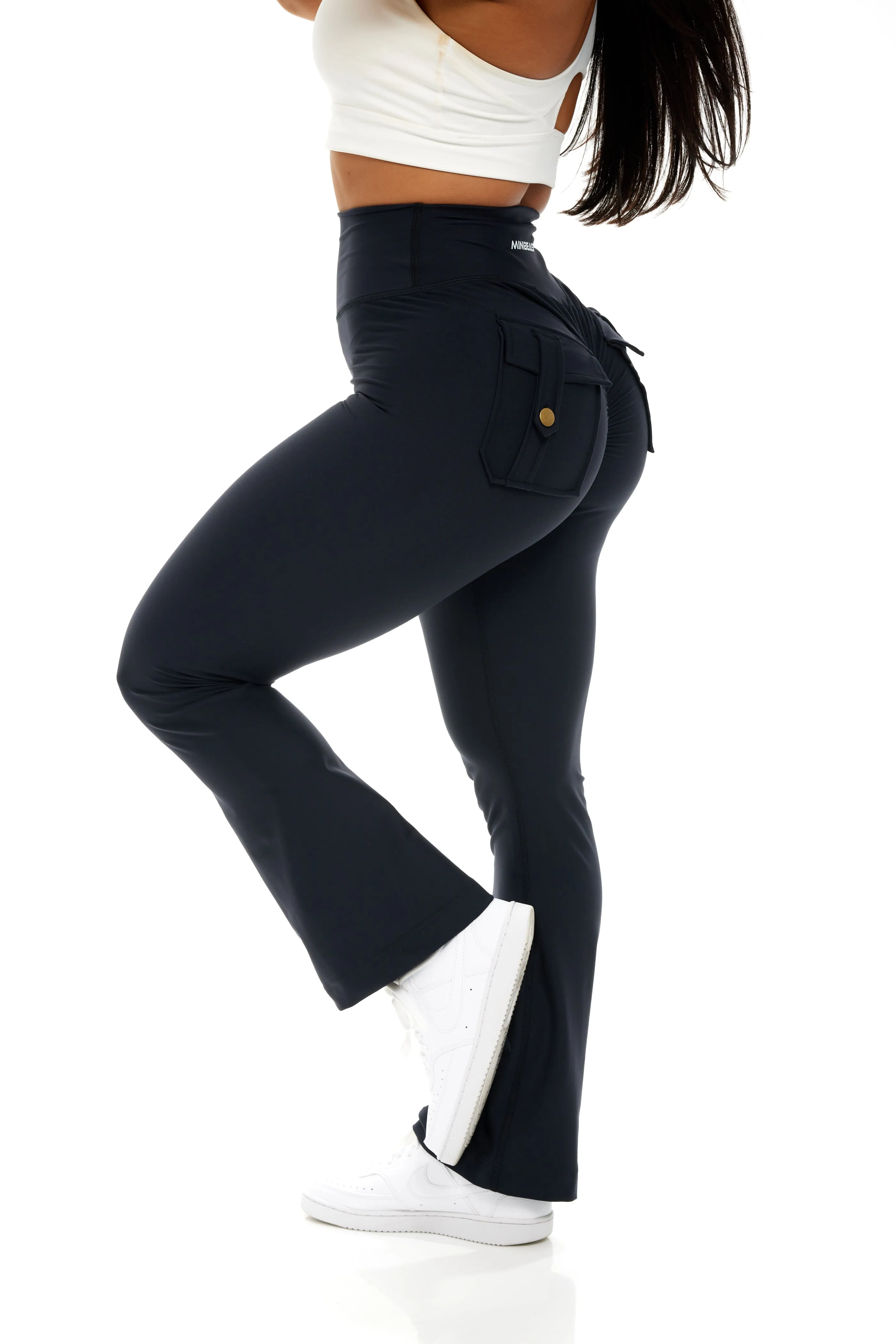 Curve Cargo Flare Leggings