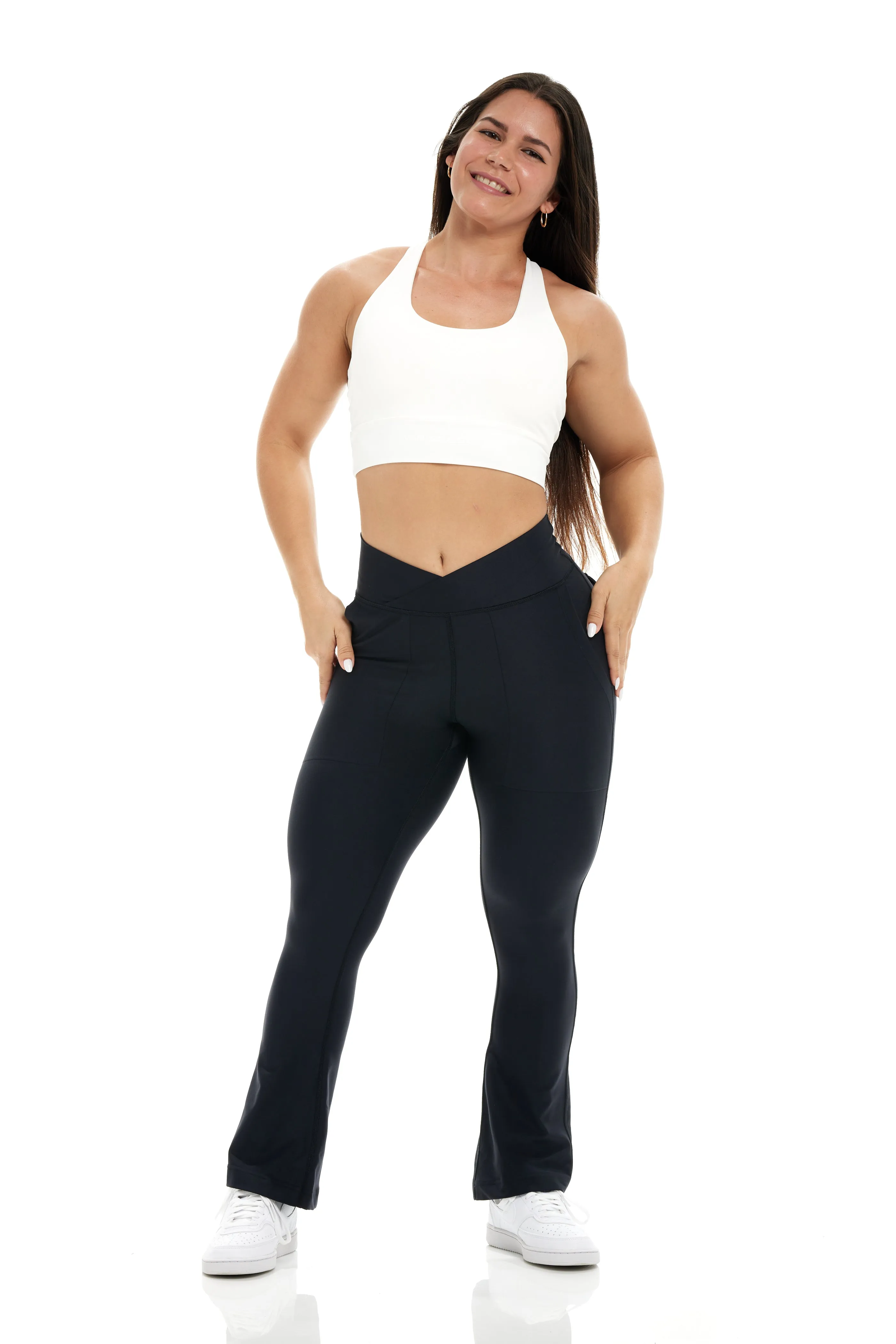 Curve-V Cargo EVO Flare Leggings