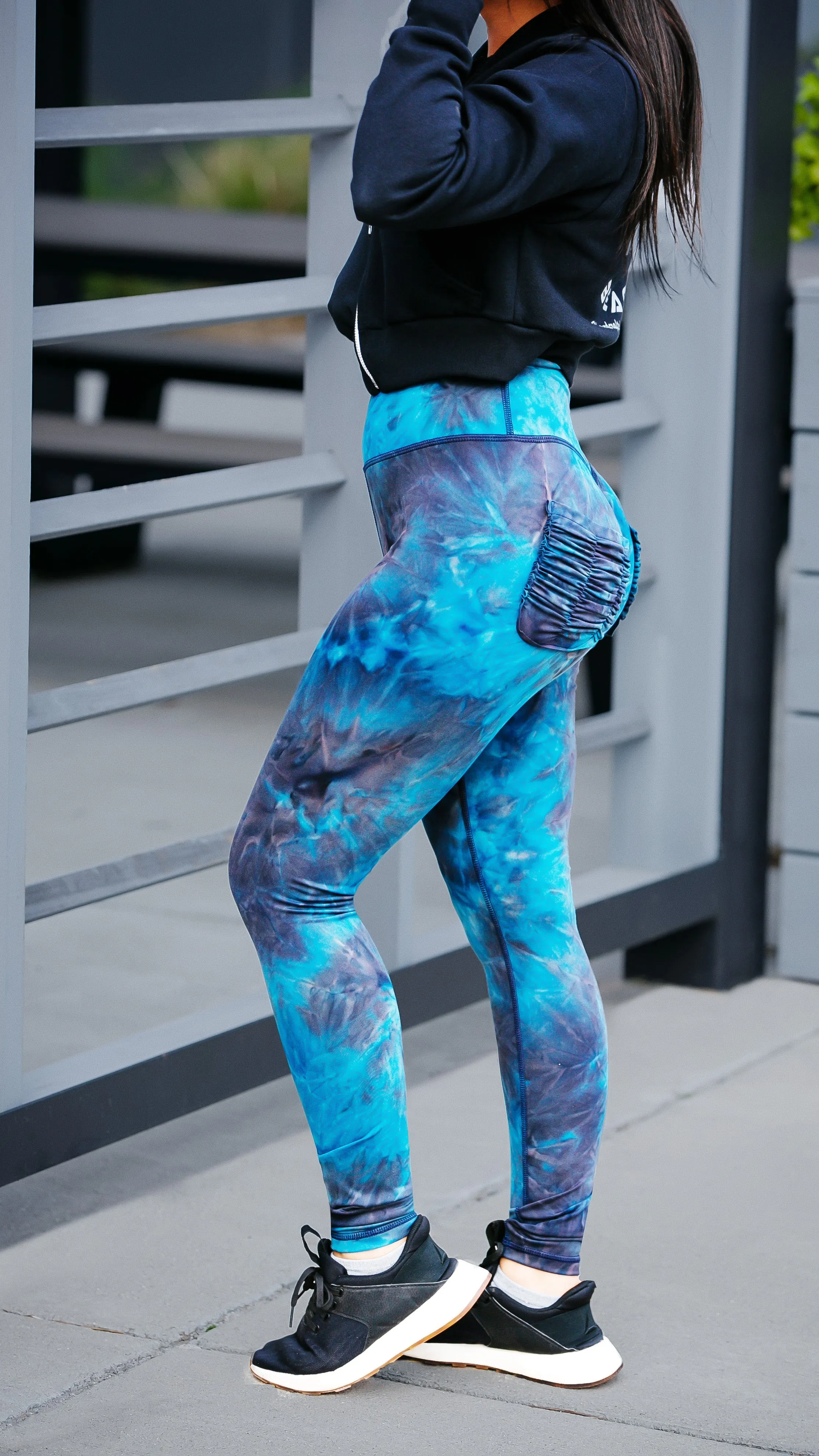 Curve X Leggings (Medium Height Waist) Marble