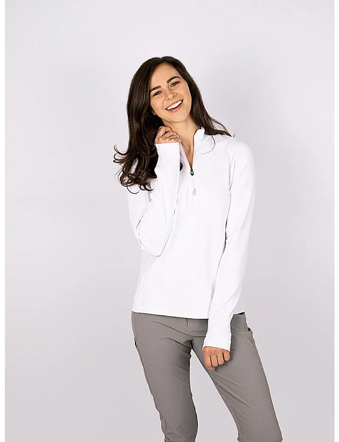 Cutter & Buck - Traverse Stretch Quarter Zip Womens Pullover