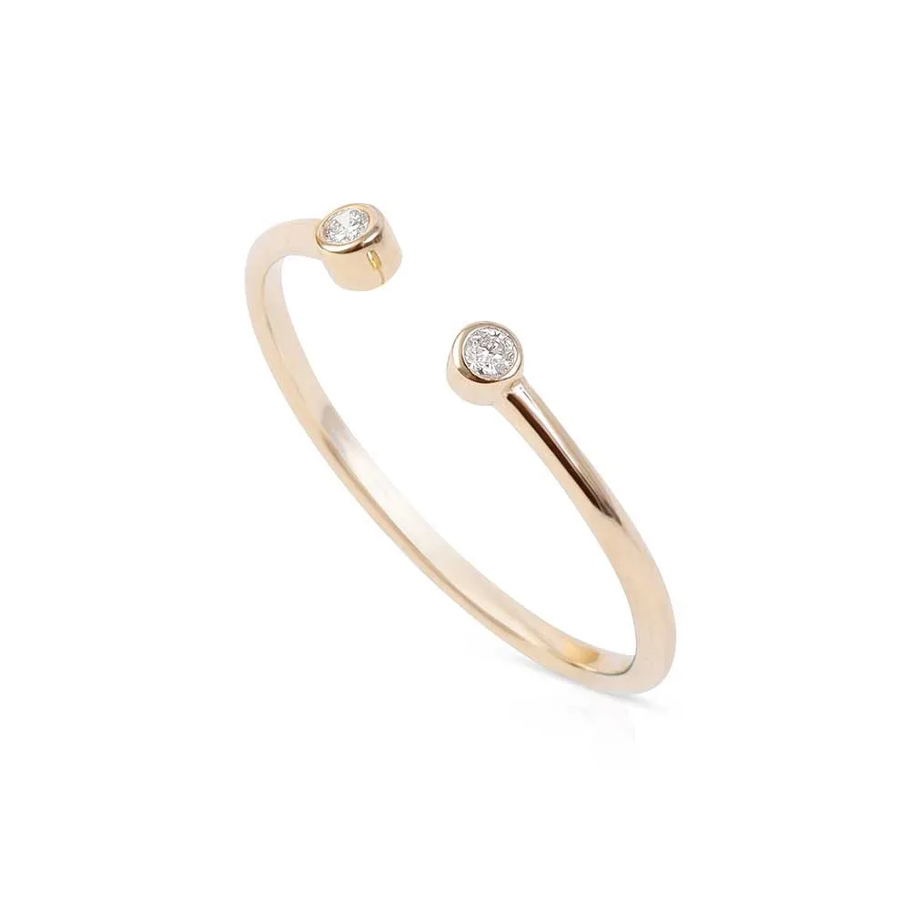 DIAMOND OPEN STACKING RING