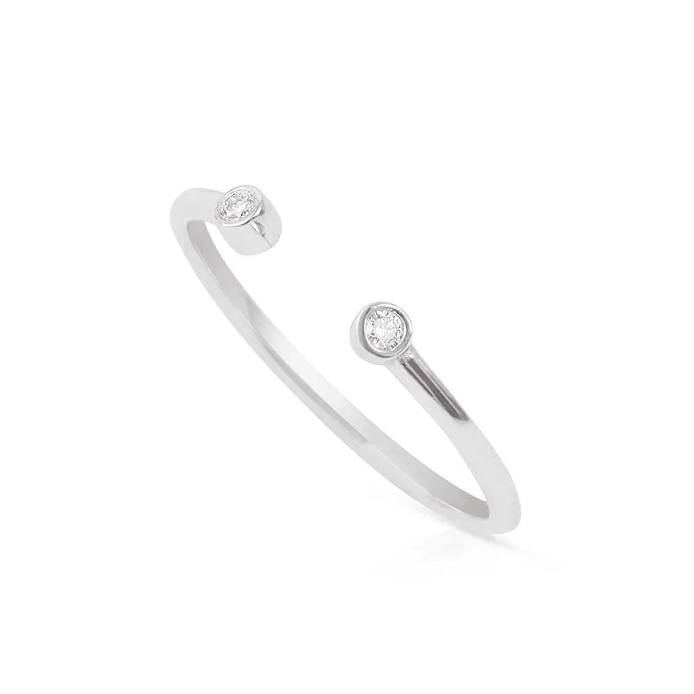 DIAMOND OPEN STACKING RING