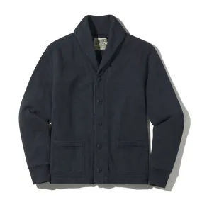 Dunlop Waffle Lined Shawl Cardigan - Blue Graphite