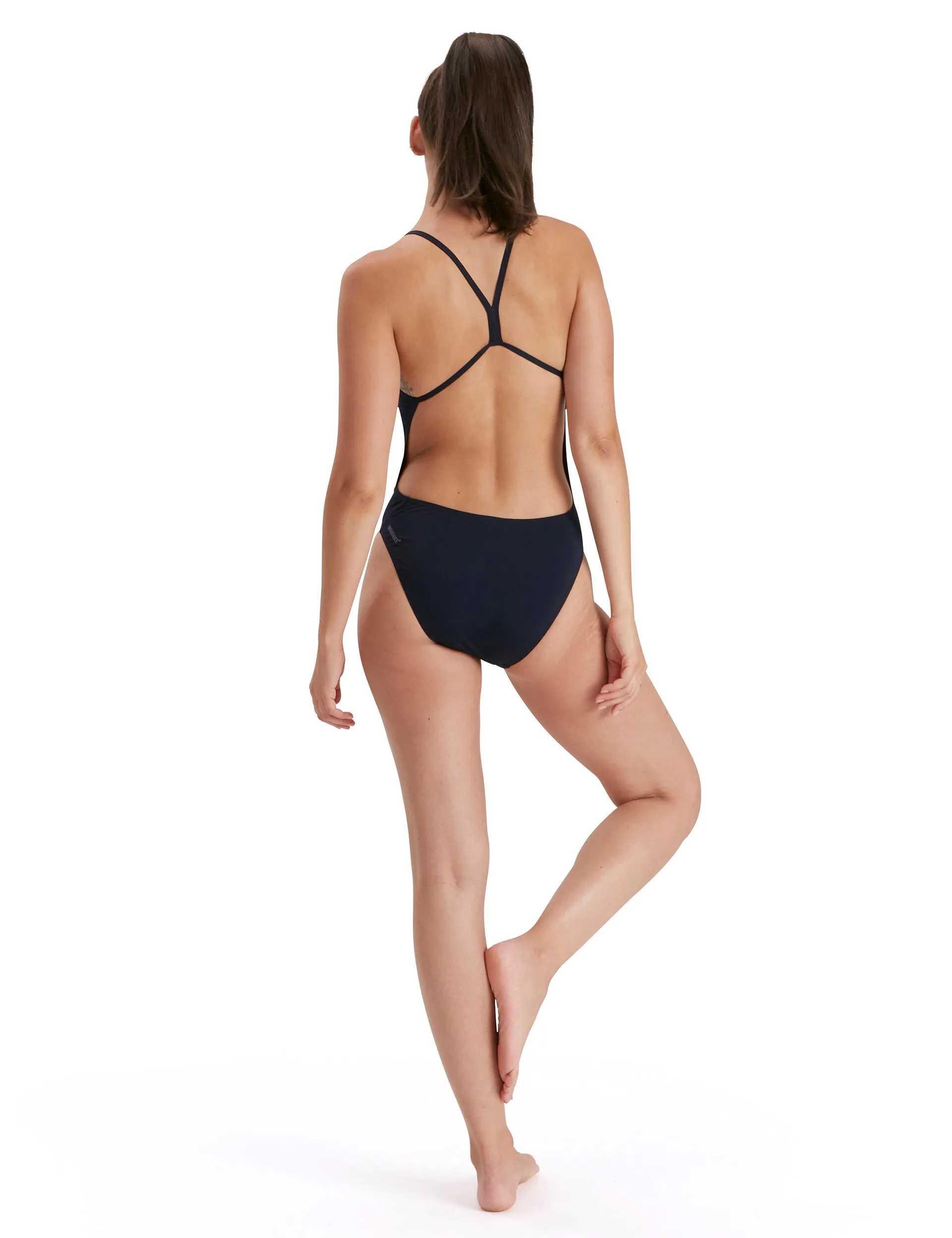 Eco Endurance  Thinstrap Swimsuit - Navy