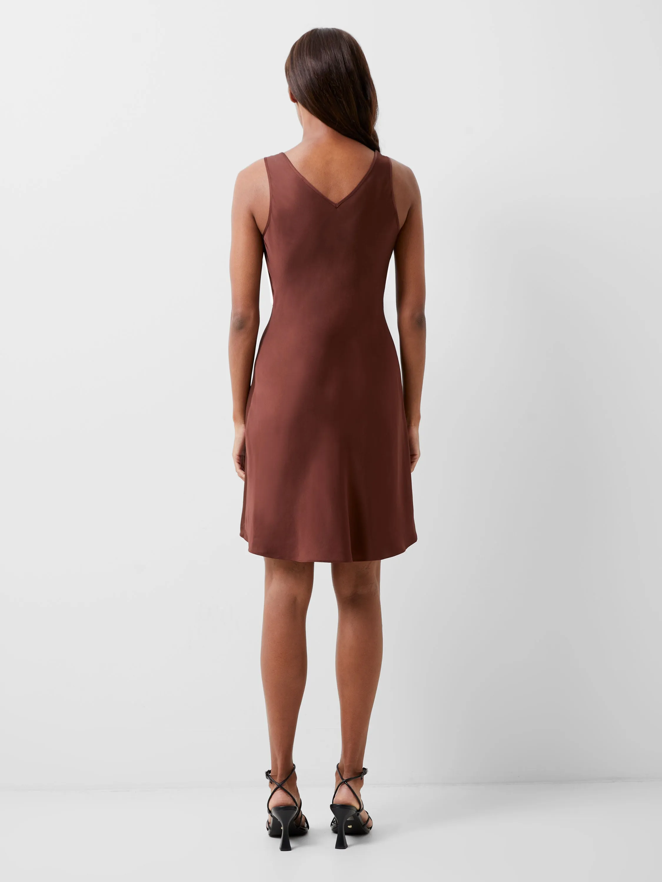 Ennis Satin Slip Mini Dress