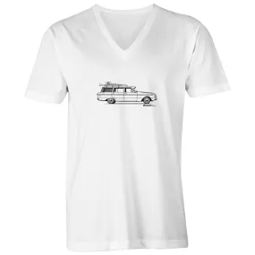 Falcon Wagon Mens V-Neck Tee