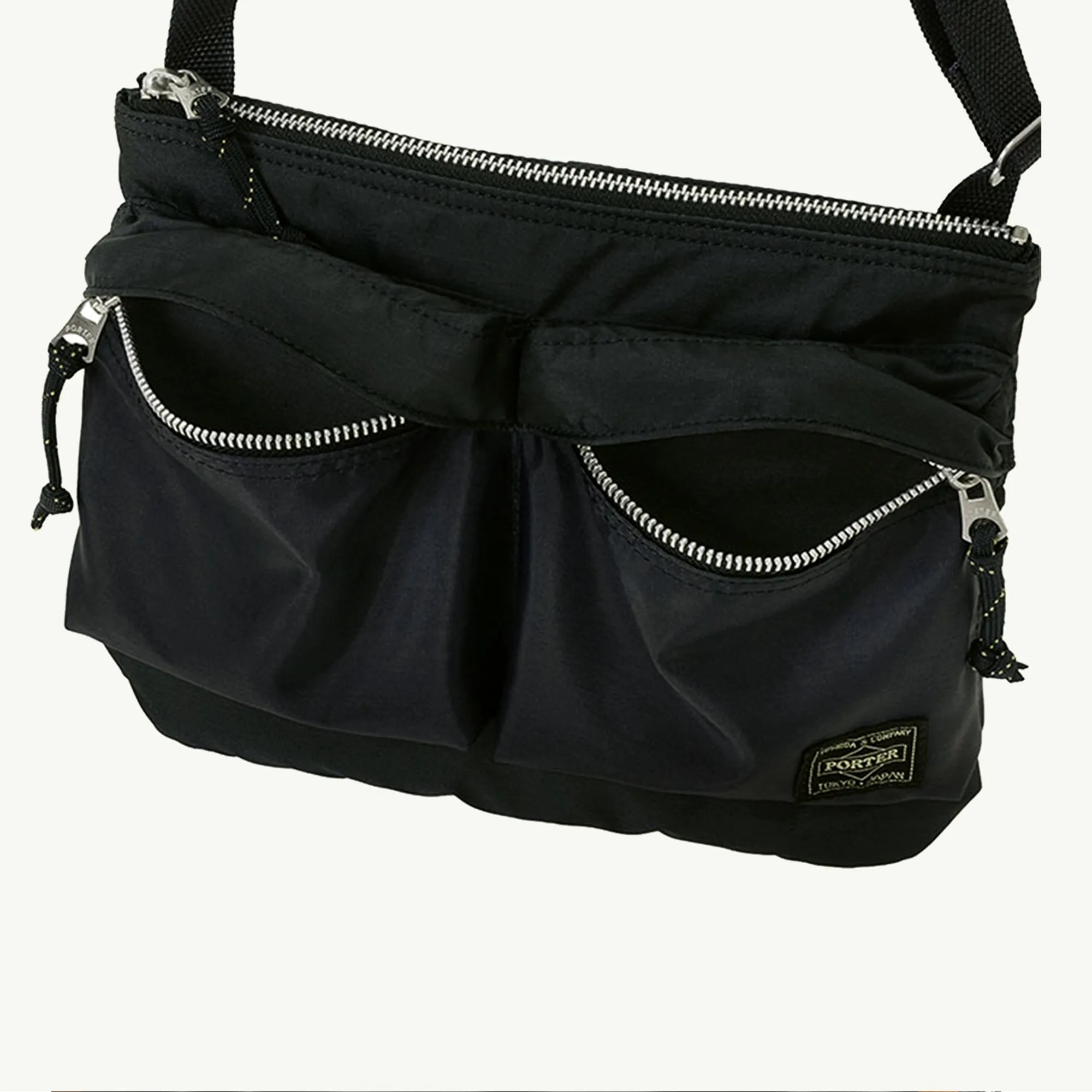 Force Shoulder Bag Two Pocket - Black