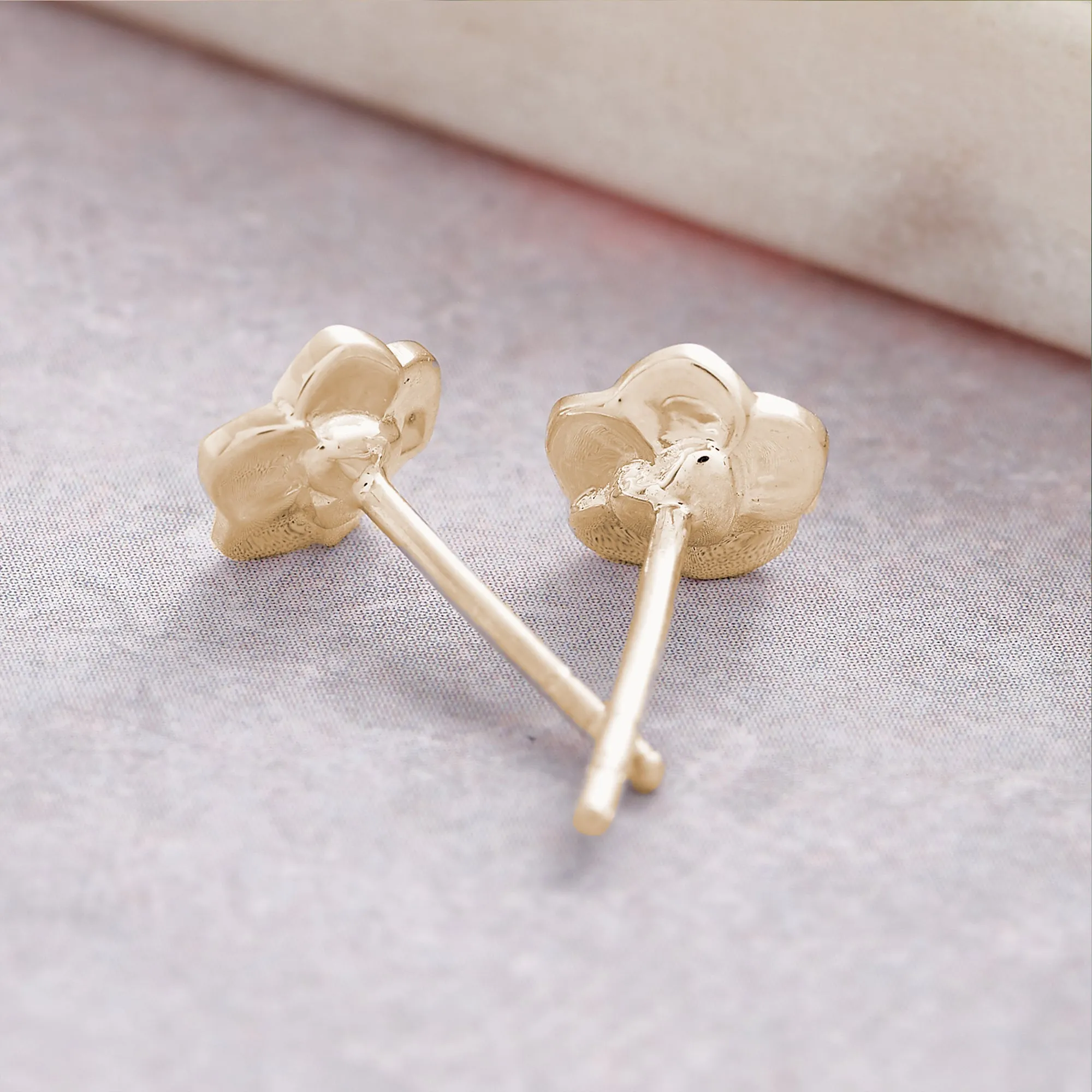 Forget-Me-Not Tiny Gold Vermeil Stud Earrings