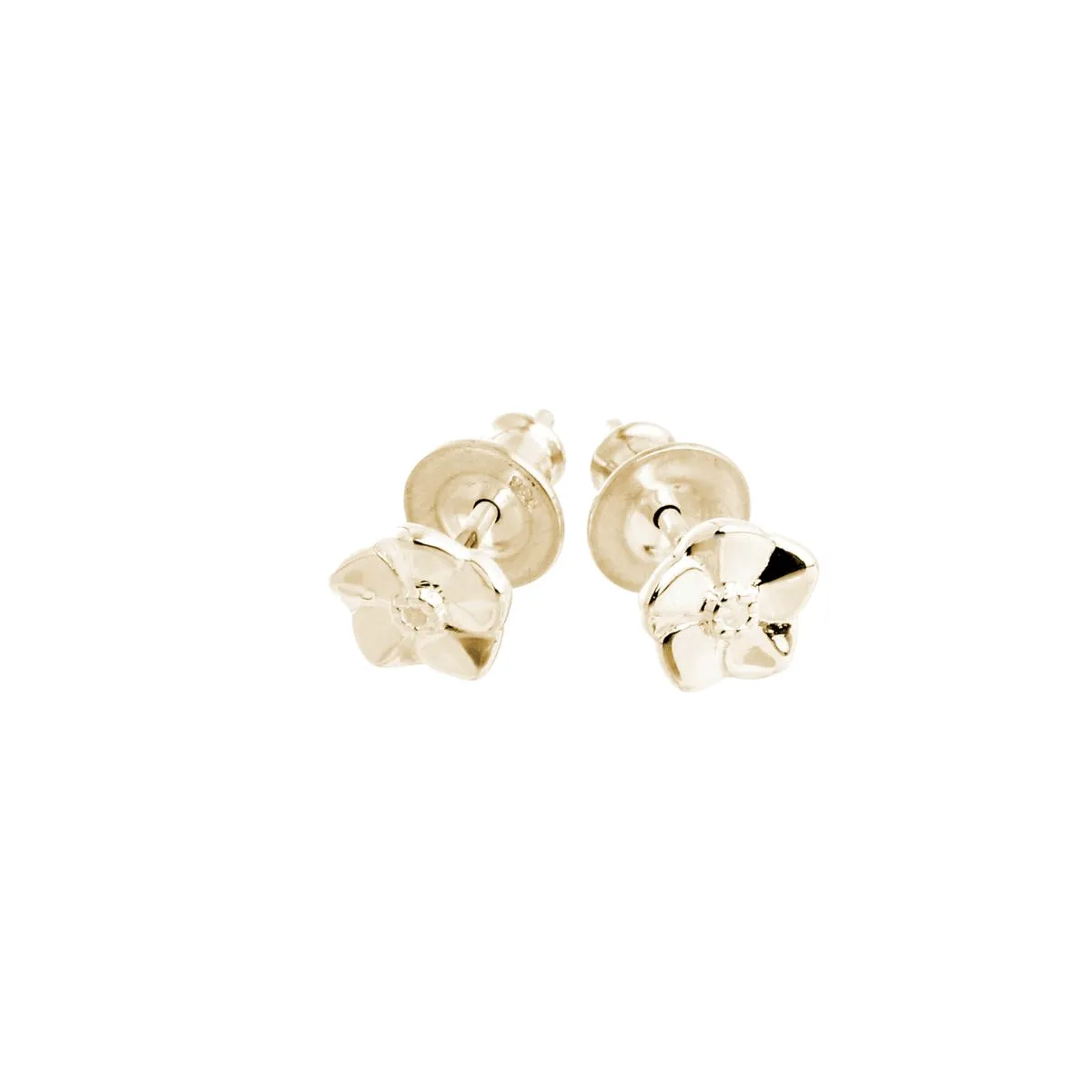 Forget-Me-Not Tiny Gold Vermeil Stud Earrings