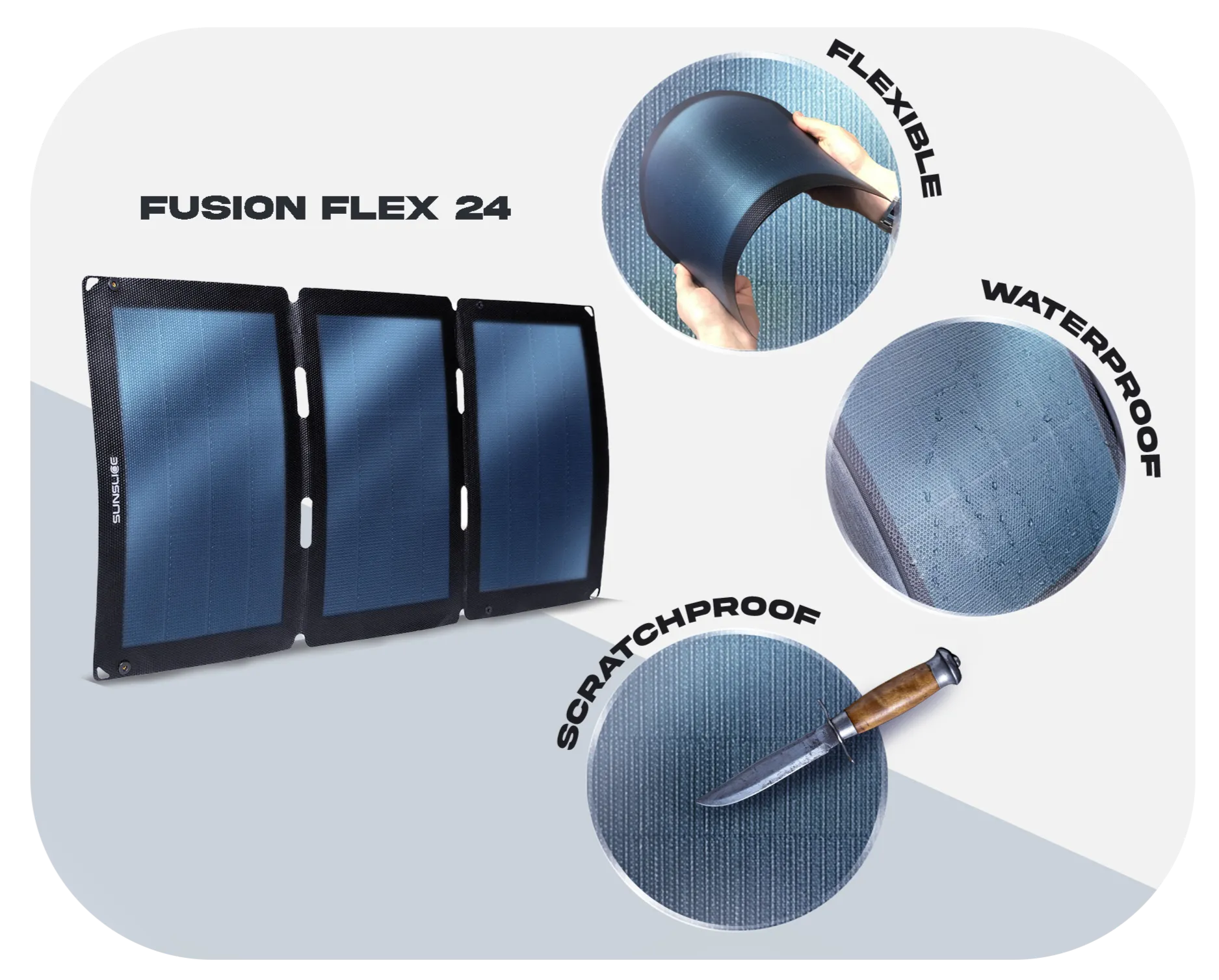 Fusion FLEX 24 Watts - Portable Solar Panel