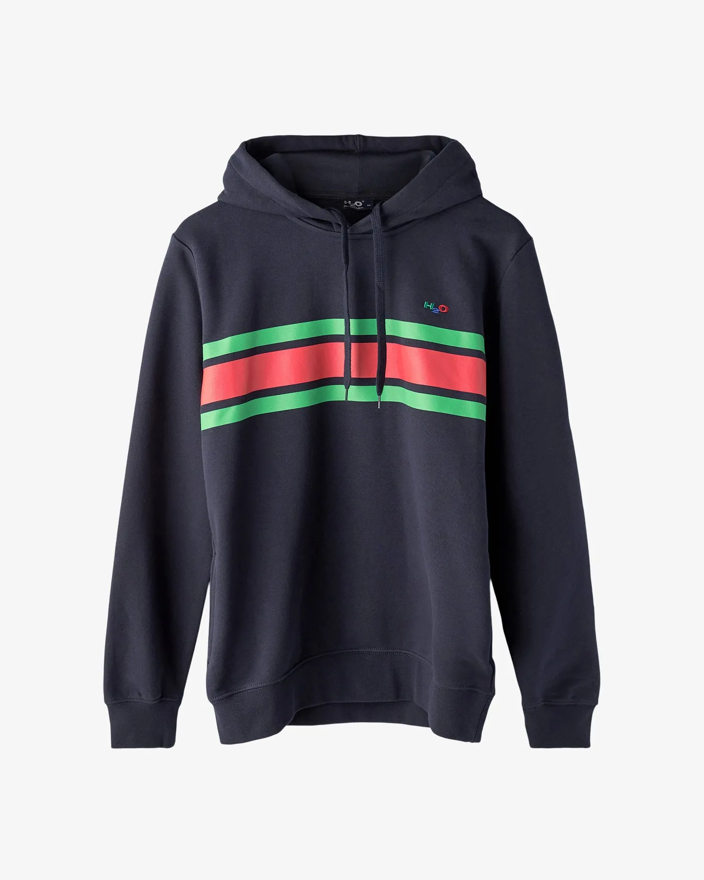 Gilleleje Hoodie - Navy/Green/Red