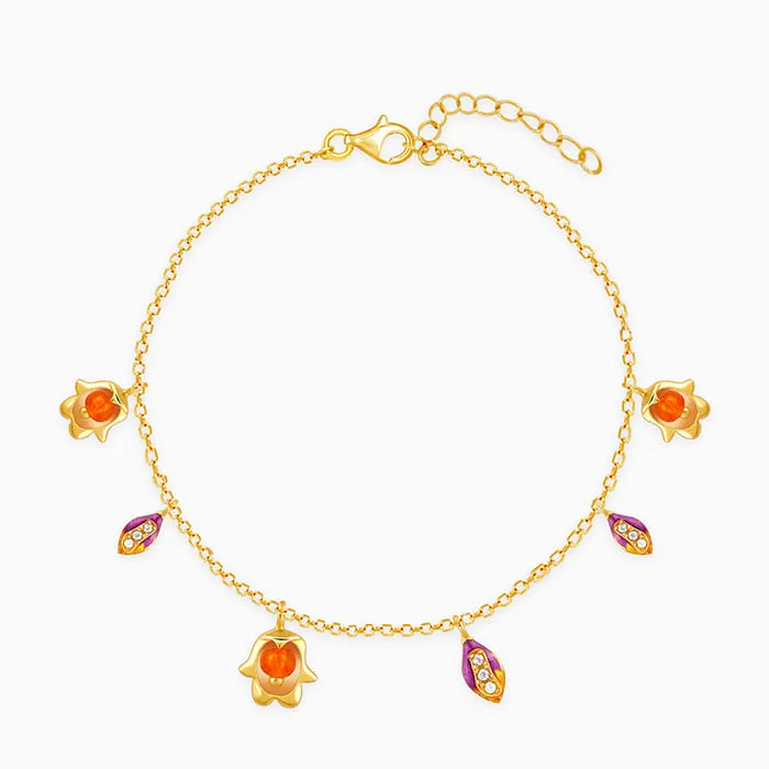 Golden Classic Bell Mallow Bracelet