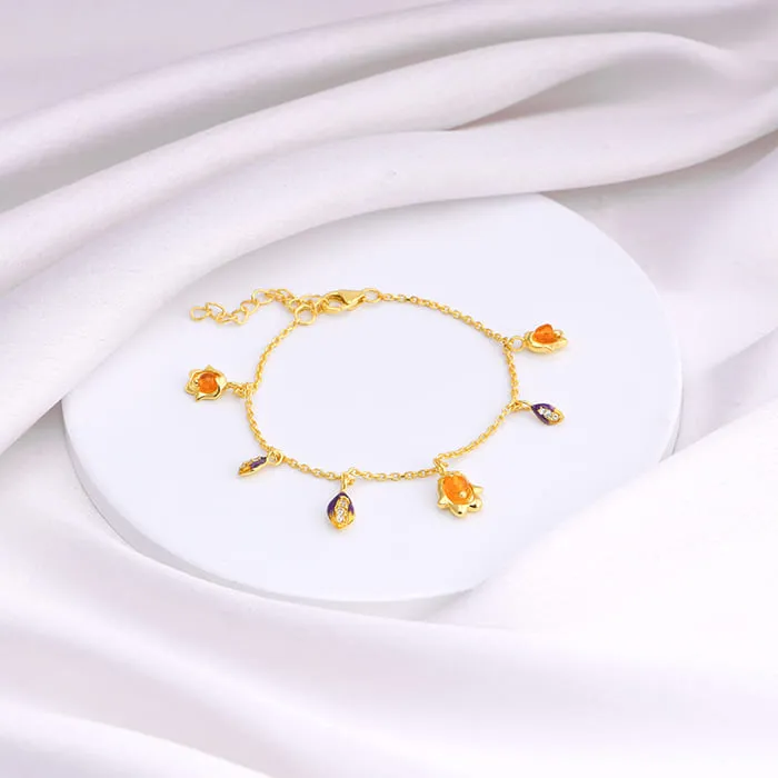 Golden Classic Bell Mallow Bracelet