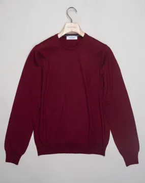 Gran Sasso Merino Crew Neck / Wine