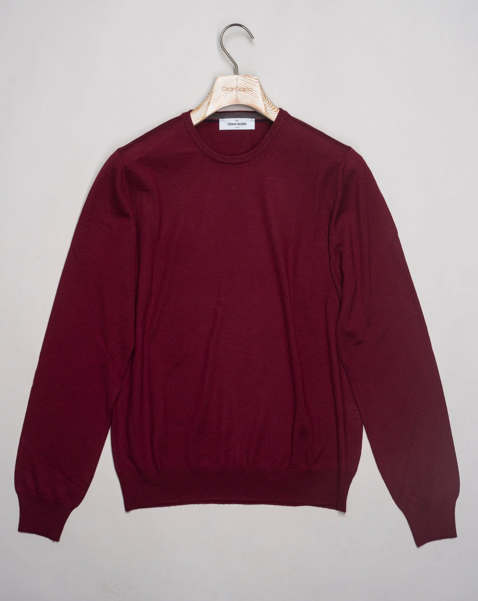 Gran Sasso Merino Crew Neck / Wine