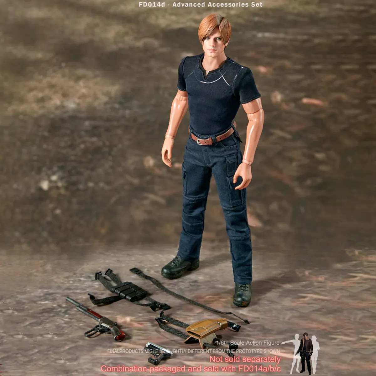 HiPlay Hot Heart Zombie Killer Kennedy Action Figure Battle Outfit Upgrade Version