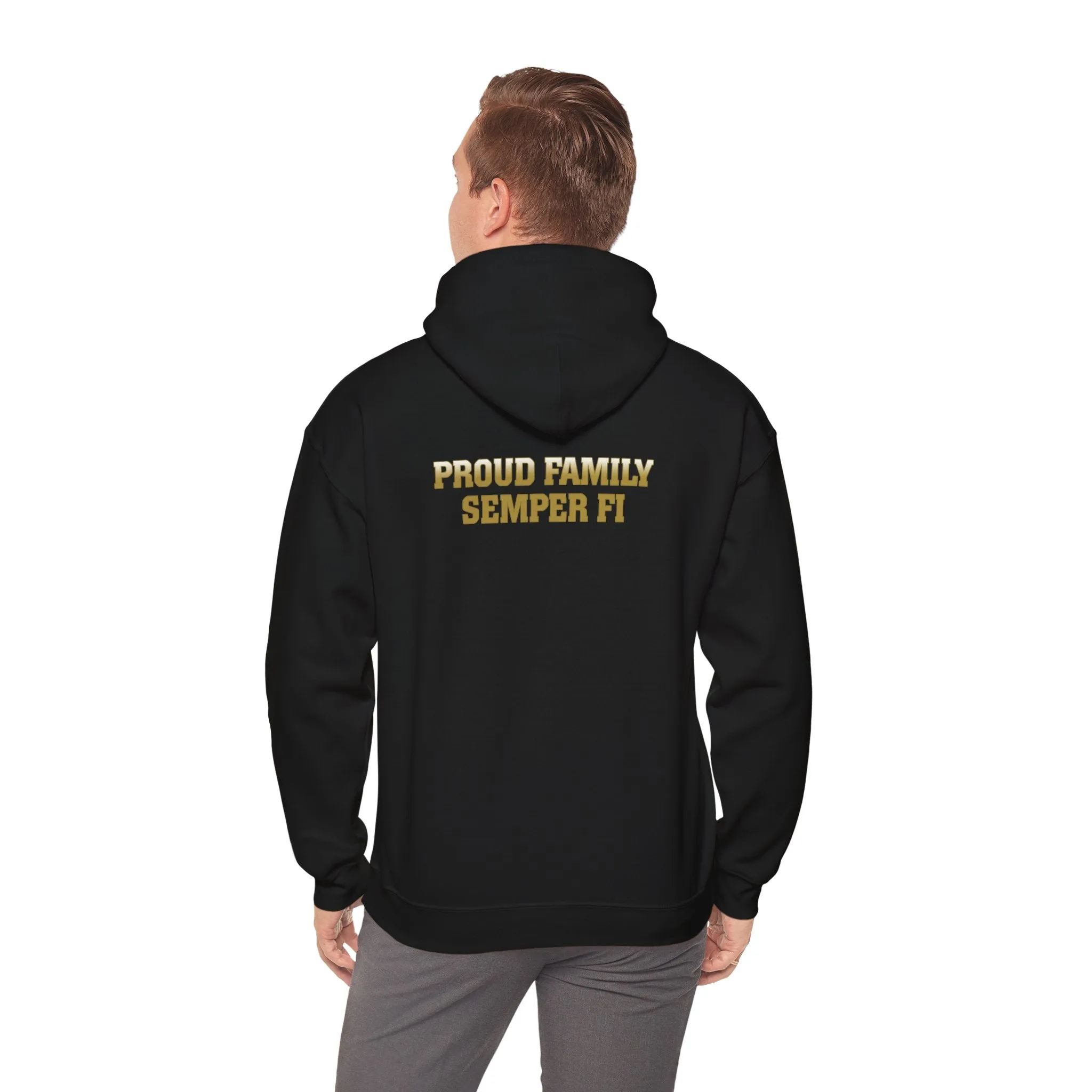 Hoodie: Charlie Co. MCRD Parris Island (EGA   Back Proud Family)