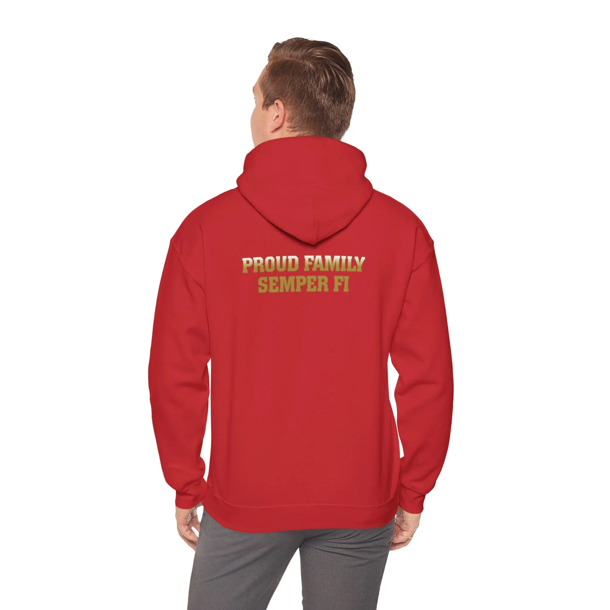 Hoodie: Charlie Co. MCRD Parris Island (EGA   Back Proud Family)