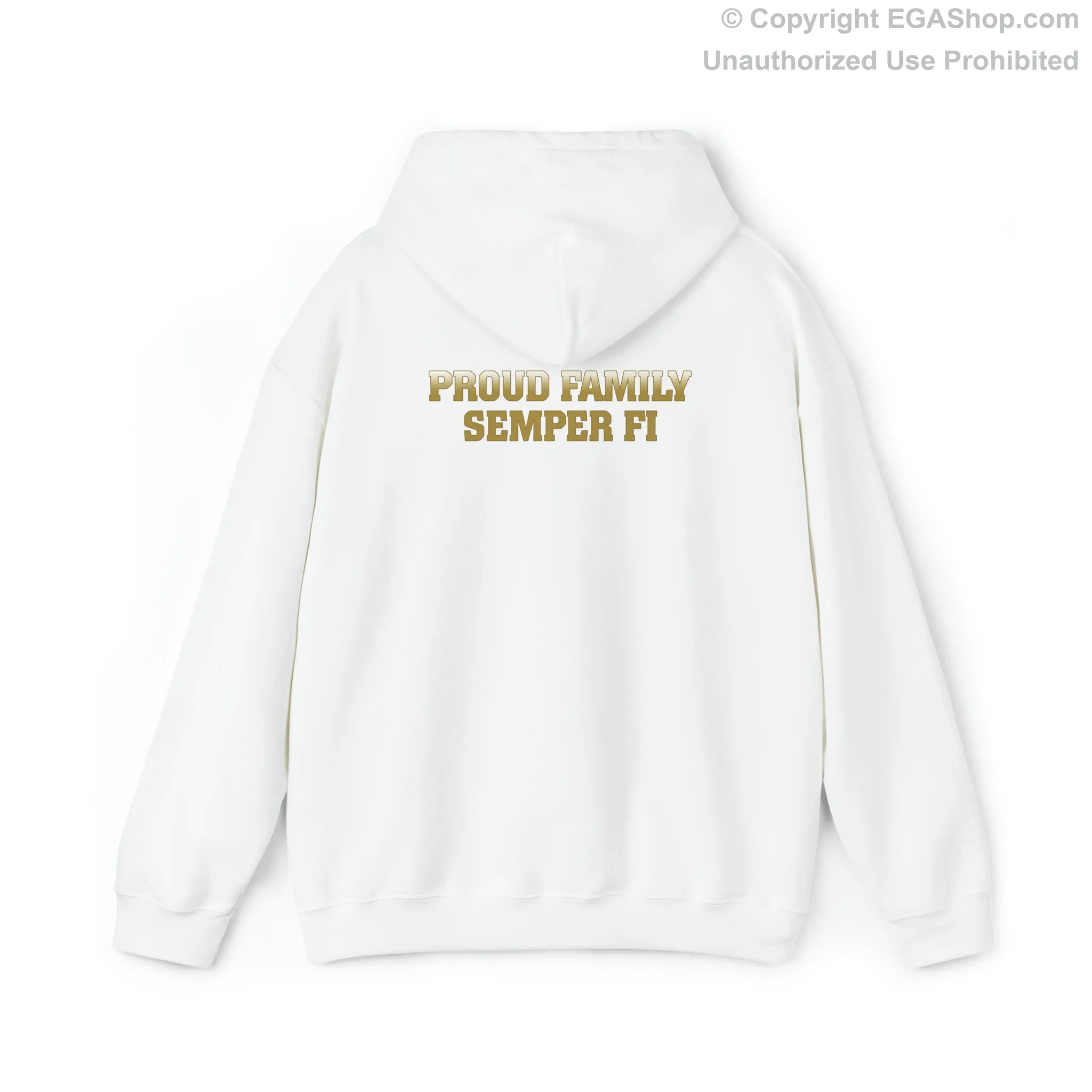 Hoodie: Charlie Co. MCRD Parris Island (EGA   Back Proud Family)