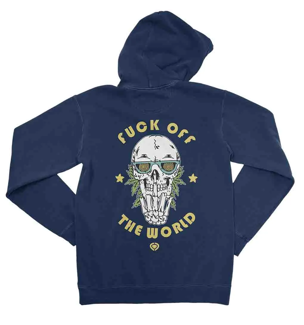 Hoodie F*CK OFF - Navy