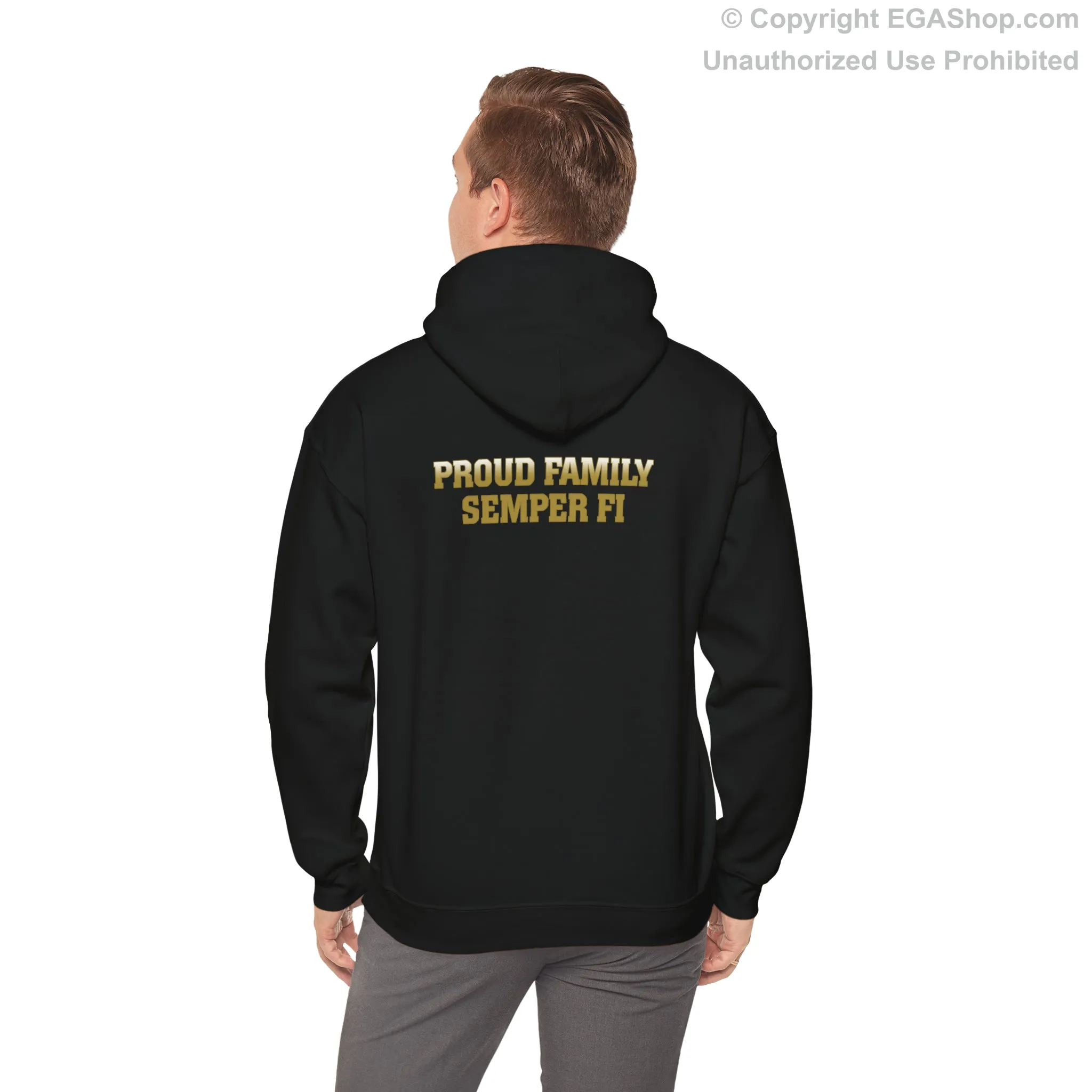 Hoodie: Fox Co. MCRD San Diego (EGA   Back Proud Family)