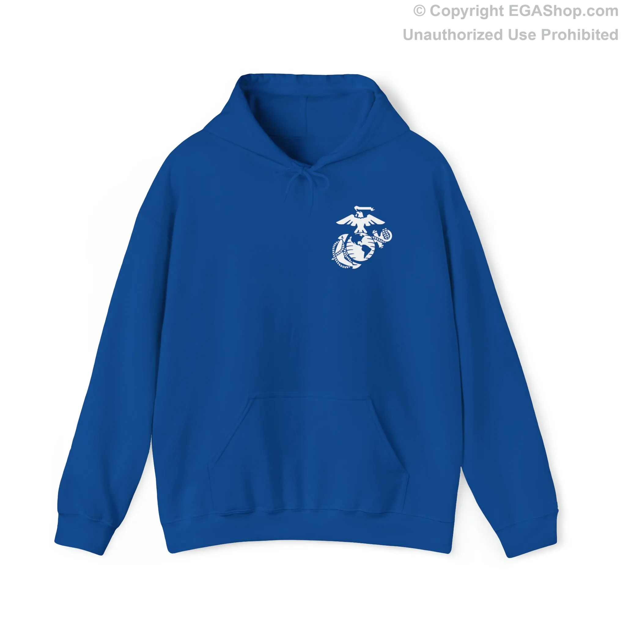 Hoodie: India Co. MCRD San Diego (3rd Battalion Crest on BACK)