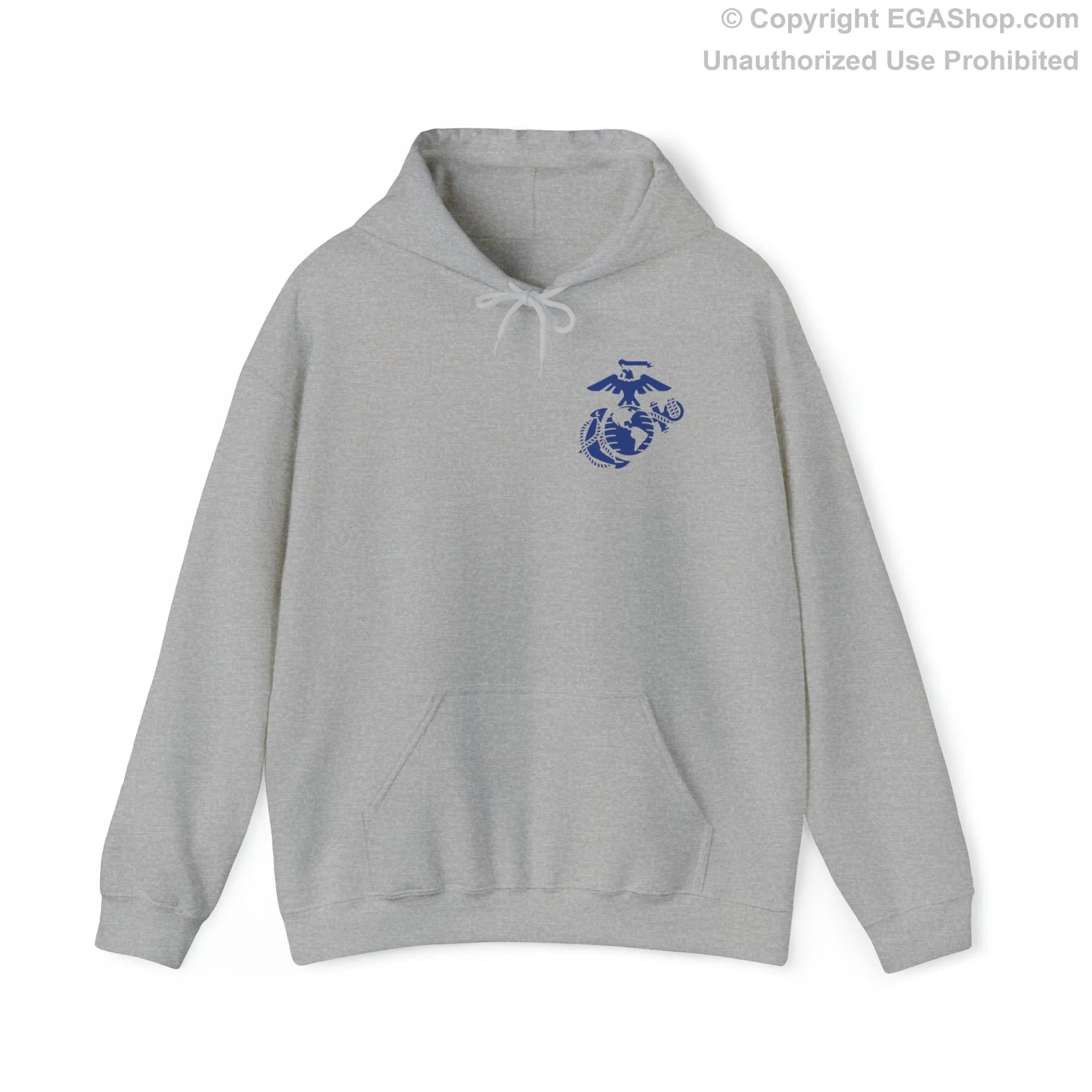 Hoodie: Kilo Co. MCRD Parris Island (3rd Battalion Crest on BACK)