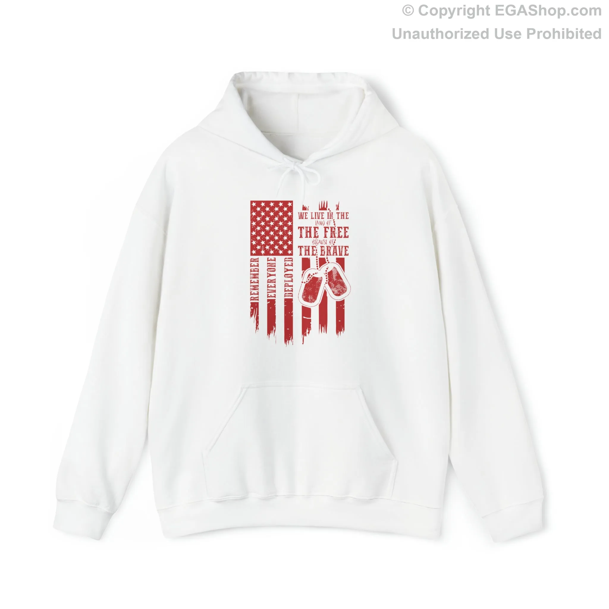 Hoodie: Red Friday Land of the Free