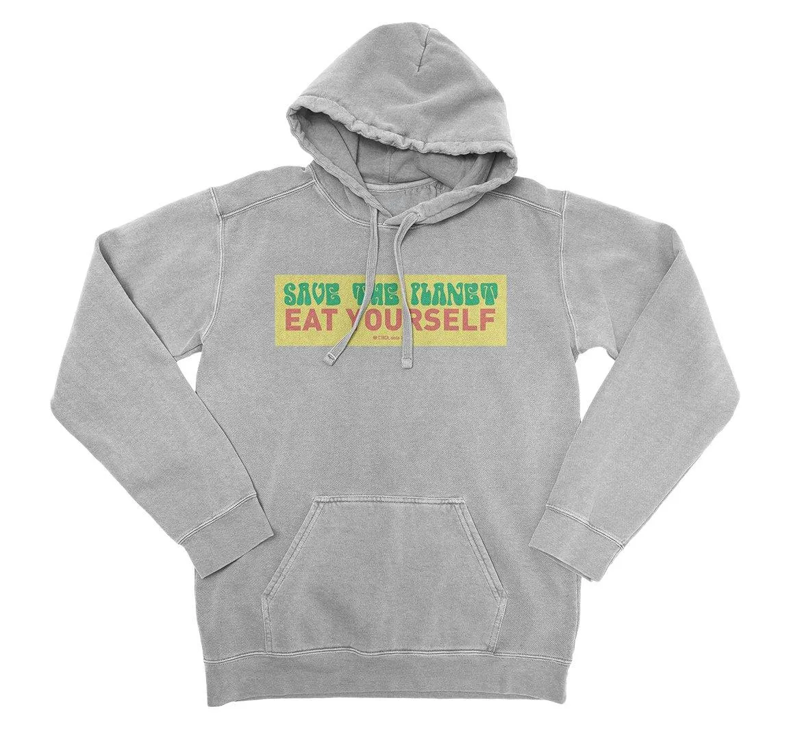 Hoodie SAVE THE PLANET - Light Oxford