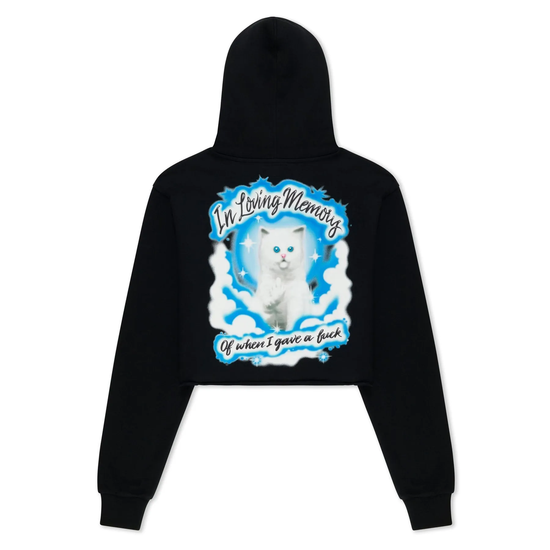 In Loving Memory Cropped Hoodie