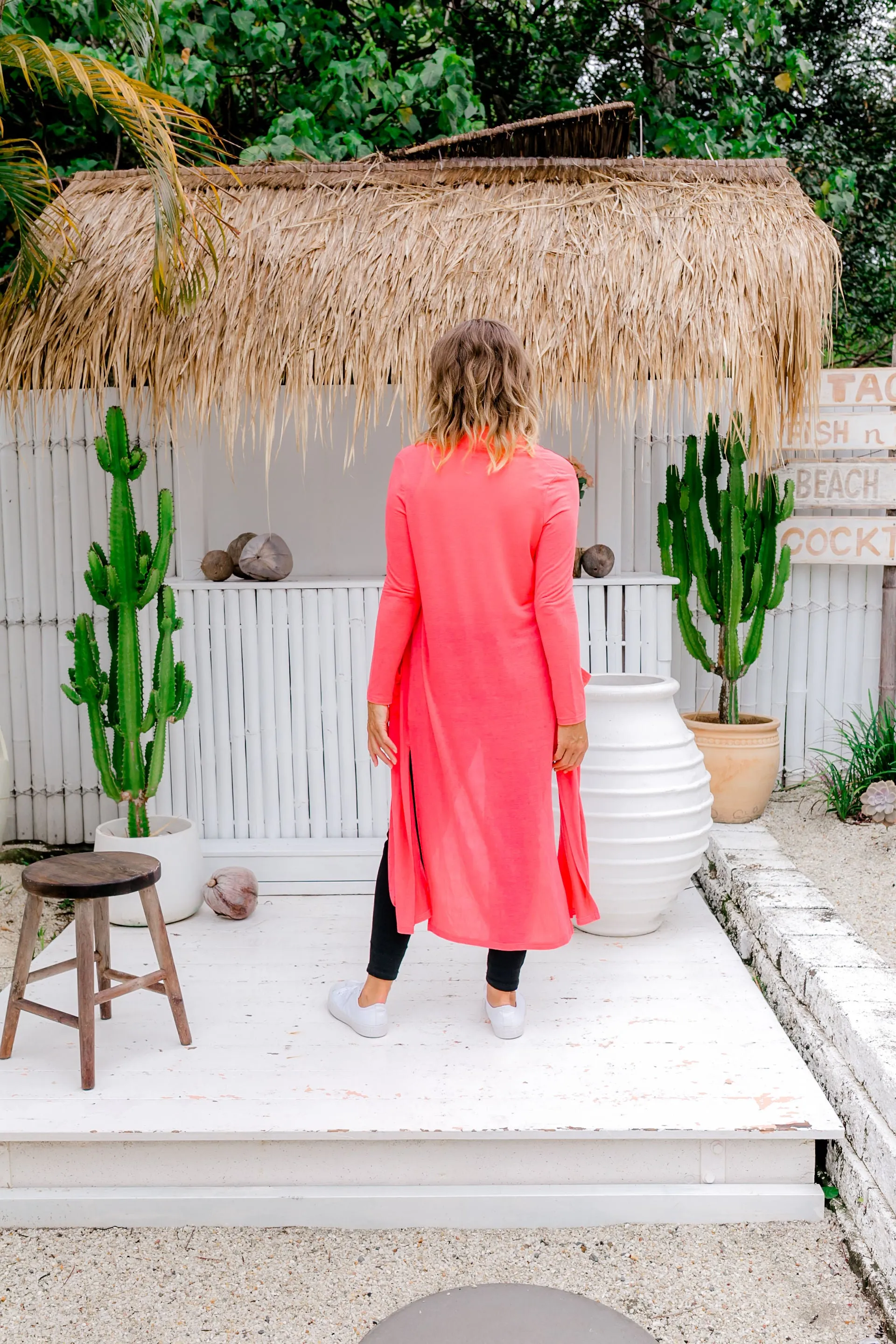 Jane Cardigan in Peach