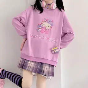 JAPANESE CUTE “HELLO KITTY” SWEATSHIRT BY90020