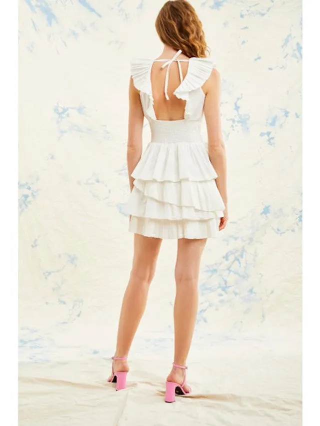 Jolie Mini Dress - White