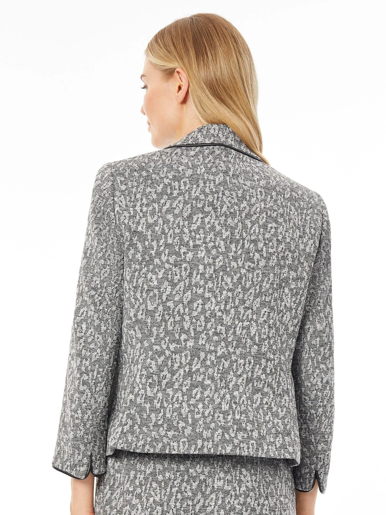 Kayla Jacket, Animal Jacquard