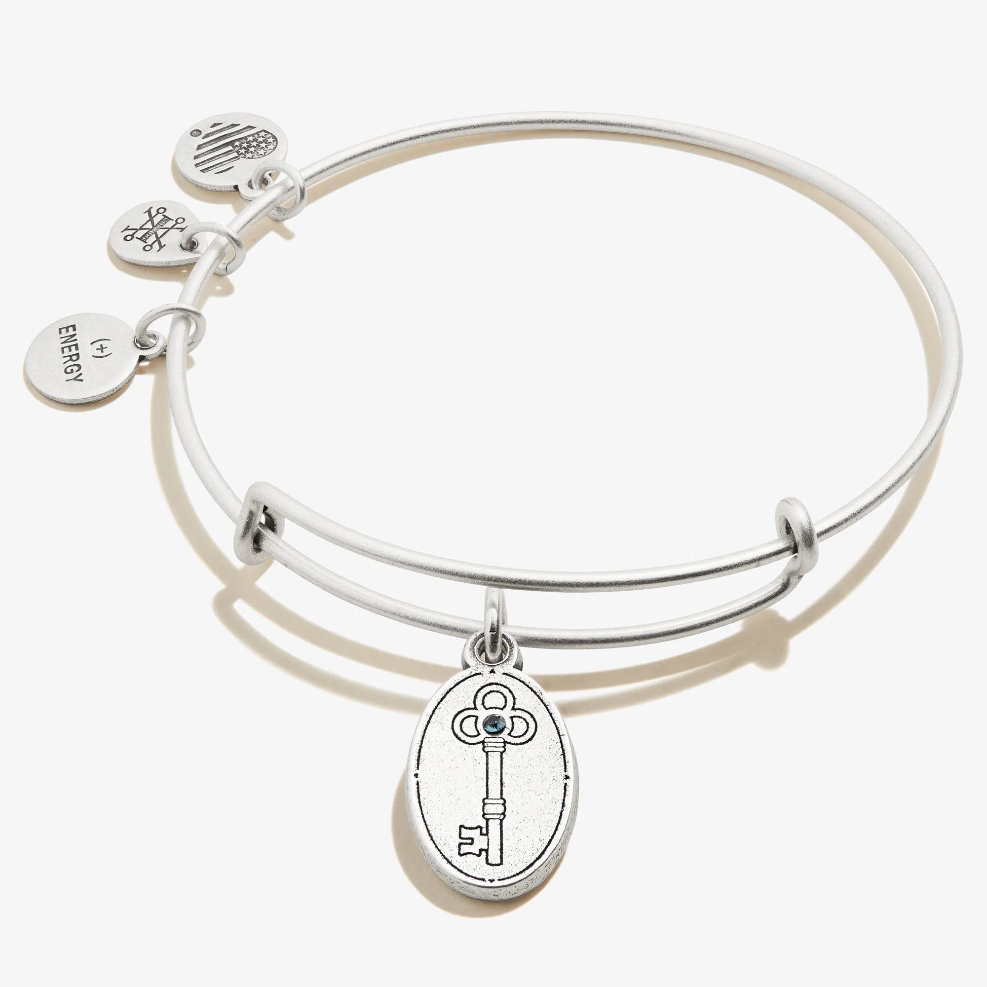 Key to Wisdom Charm Bangle