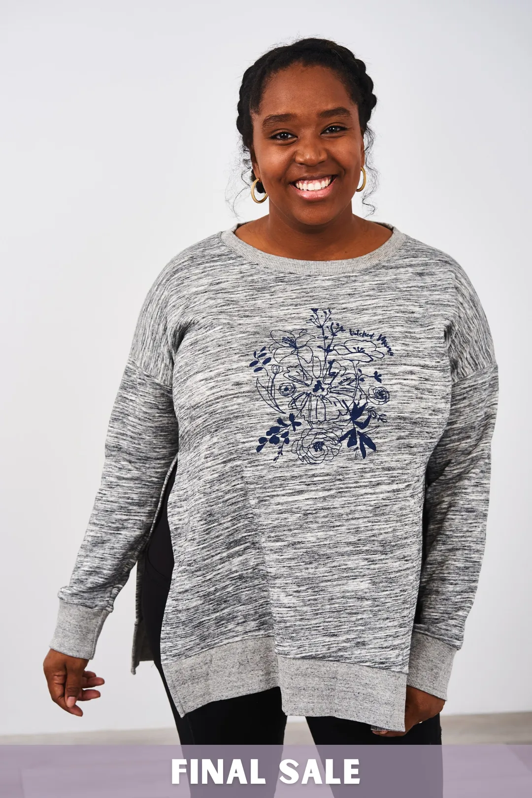 Latched Mama Deluxe Crewneck Nursing Pullover - Final Sale