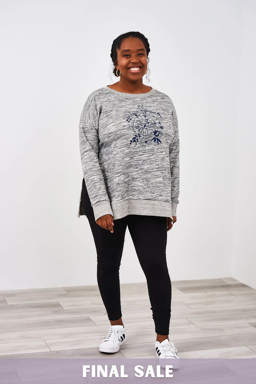 Latched Mama Deluxe Crewneck Nursing Pullover - Final Sale