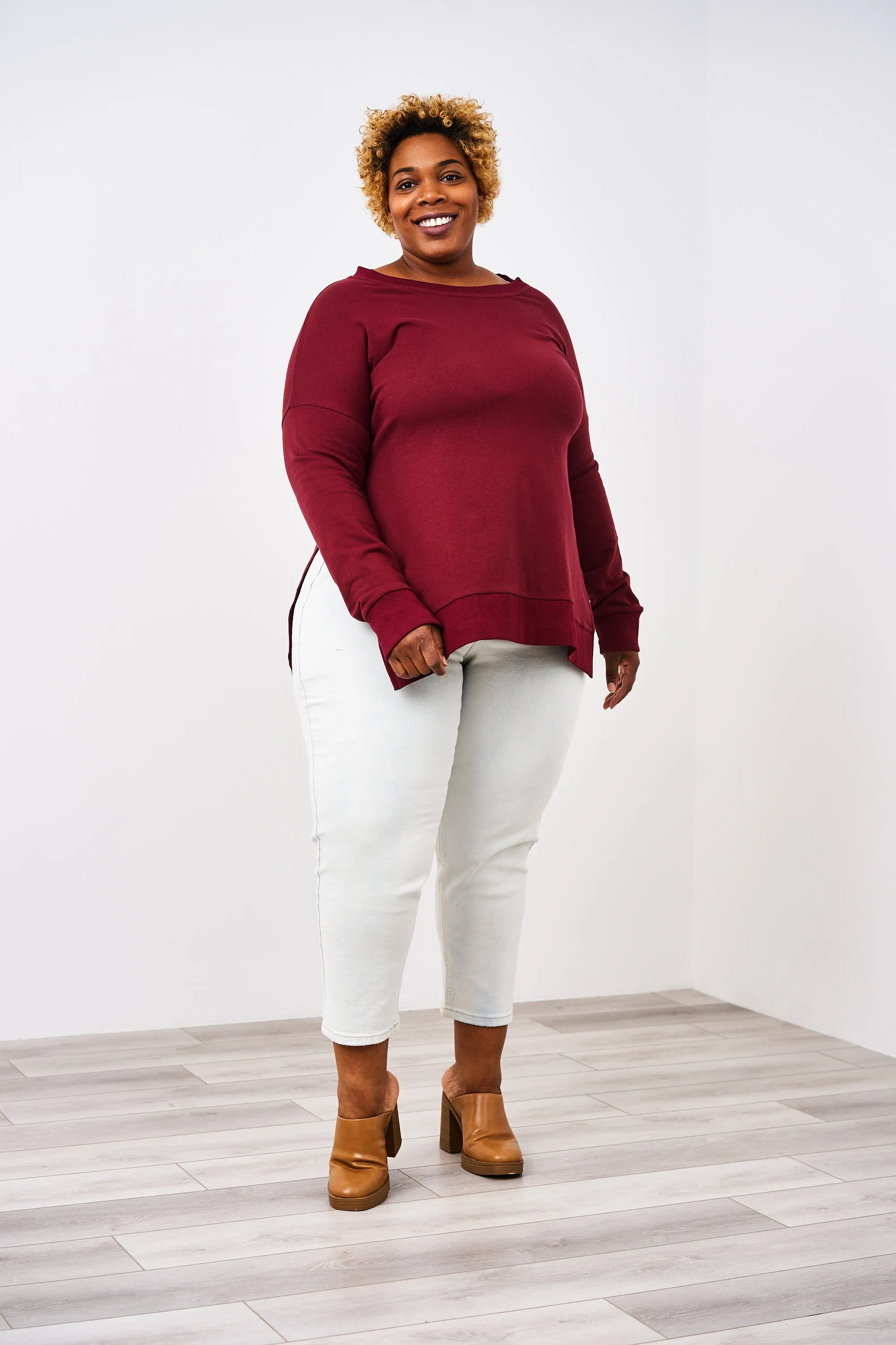 Latched Mama Deluxe Crewneck Nursing Pullover