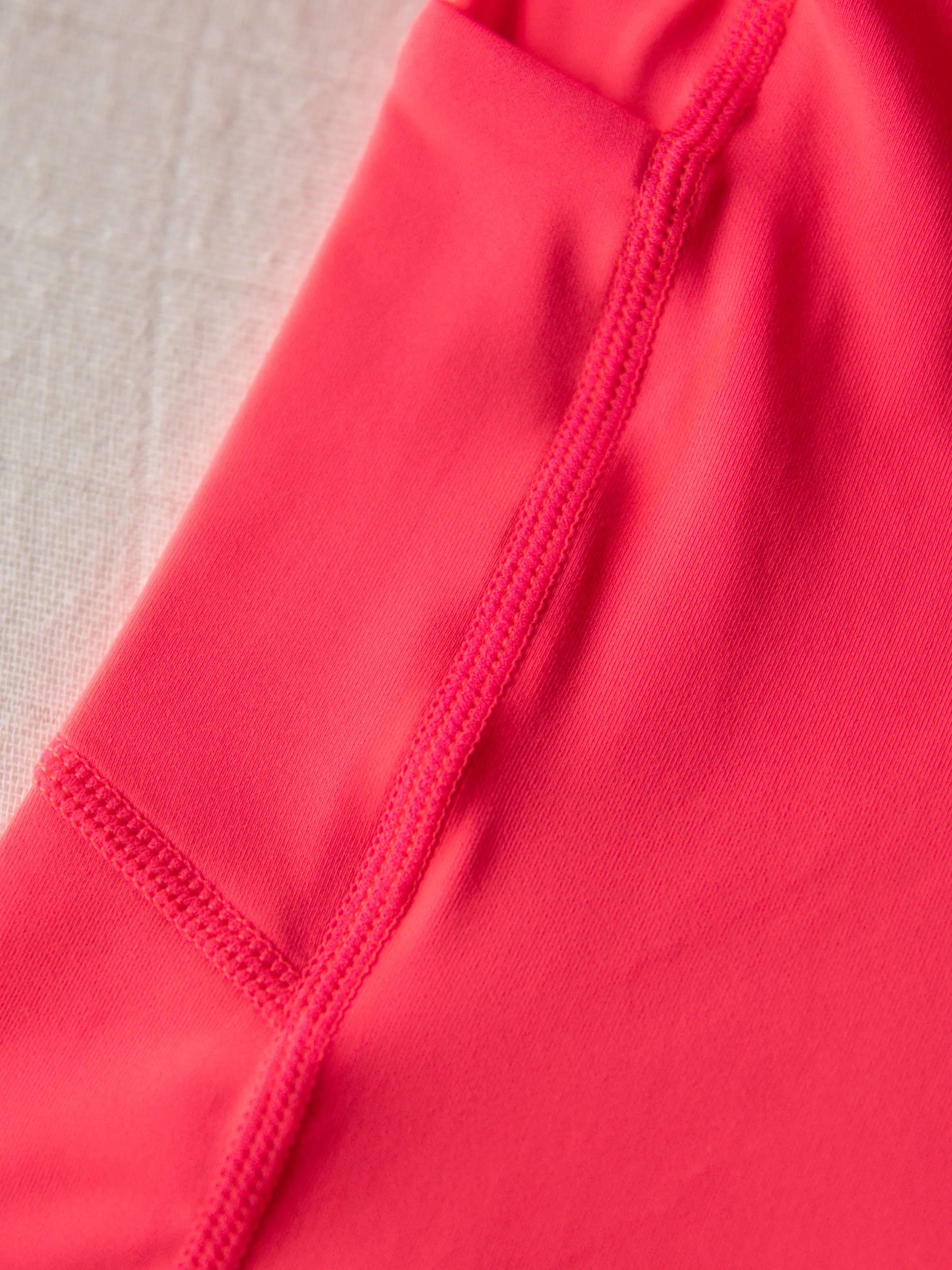 Layered Tennis Skort - Neon Pink