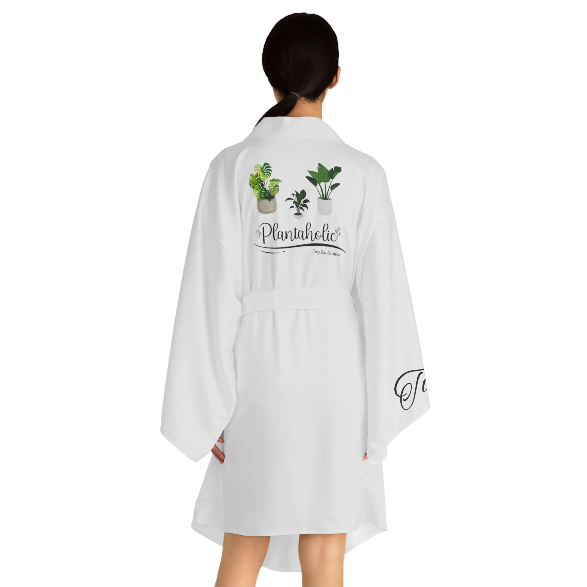 Long Sleeve Kimono Robe | Plantaholic | Tiny Zen Gardens