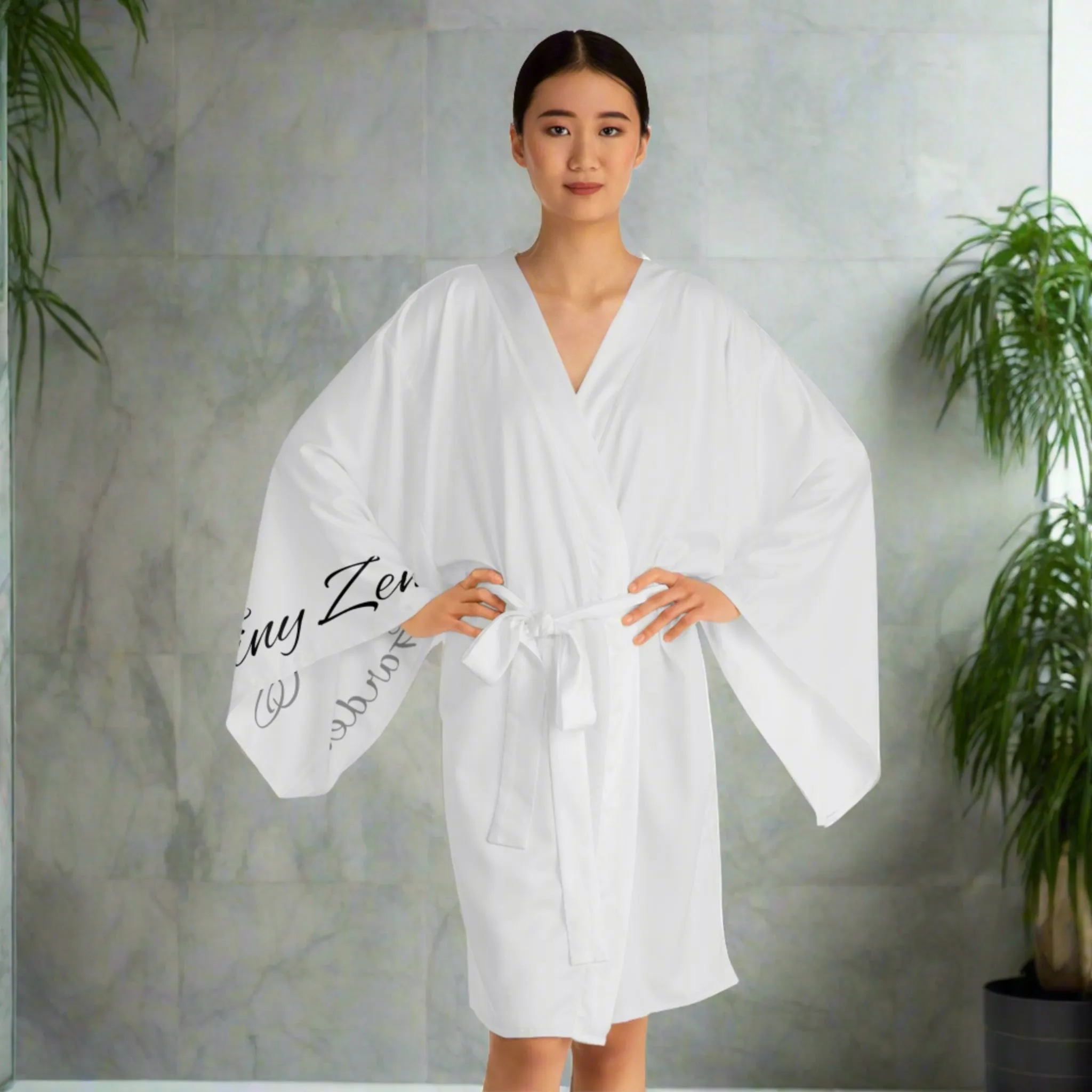 Long Sleeve Kimono Robe | Plantaholic | Tiny Zen Gardens