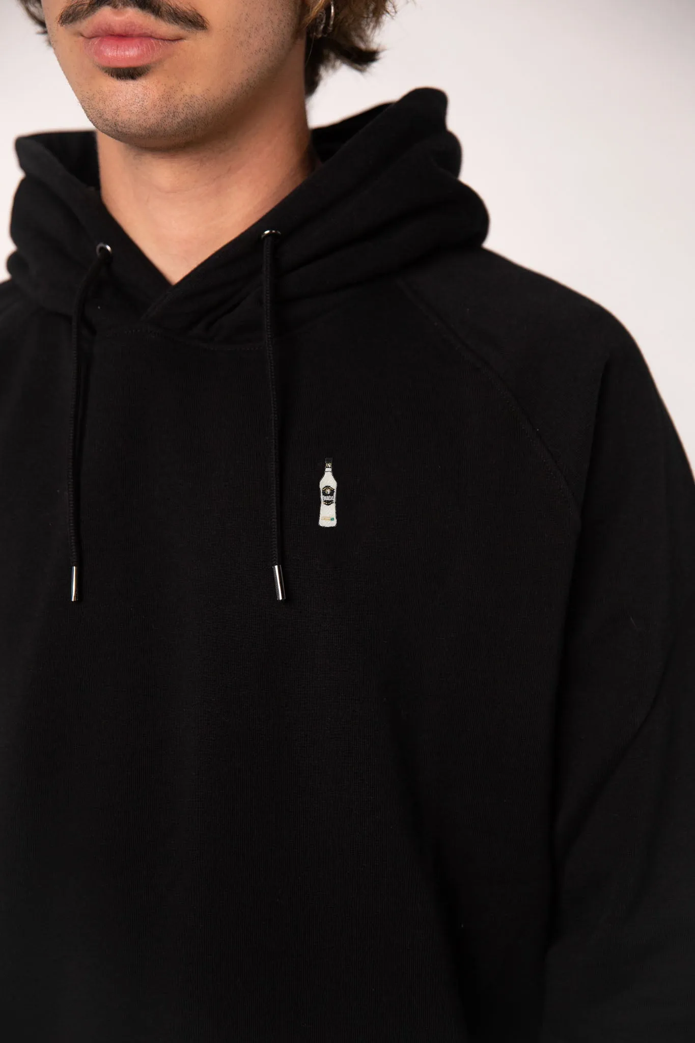 Mangaroca Batida de Côco | Bestickter Bio-Baumwoll Männer Hoodie