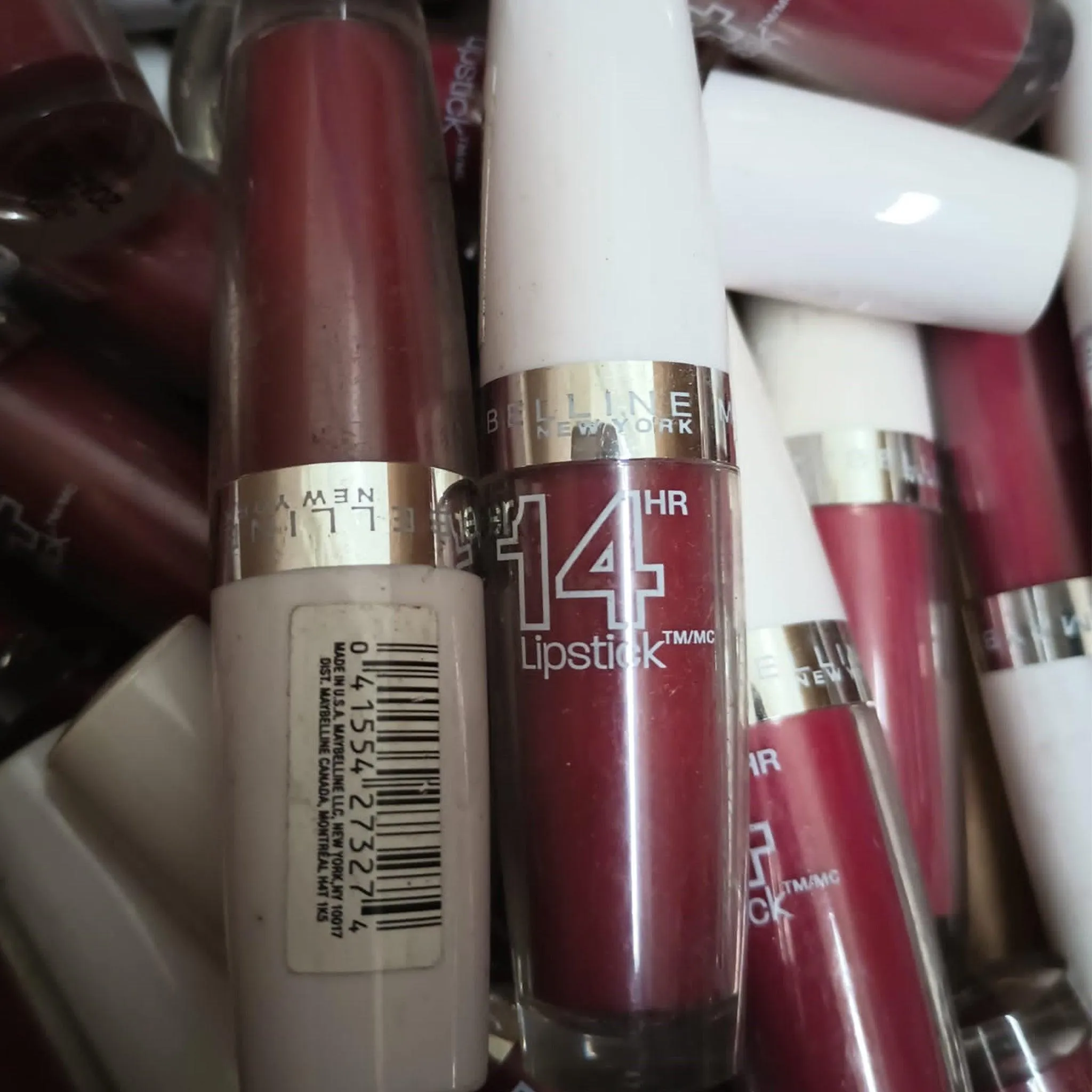 Maybelline 14 HR Lipstick Enduring Red (50 Pcs Box)