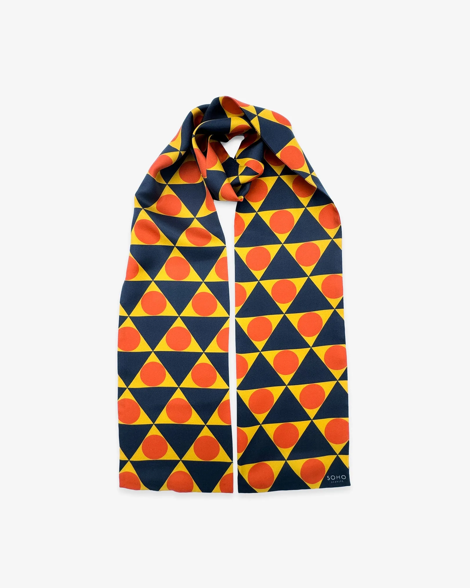 Men's Silk Bauhaus Scarf - The Dresden