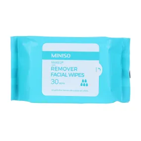 MINISO Ultra-Calming Makeup Remover Facial Cleansing Wipes for Sensitive Skin, 30 pcs