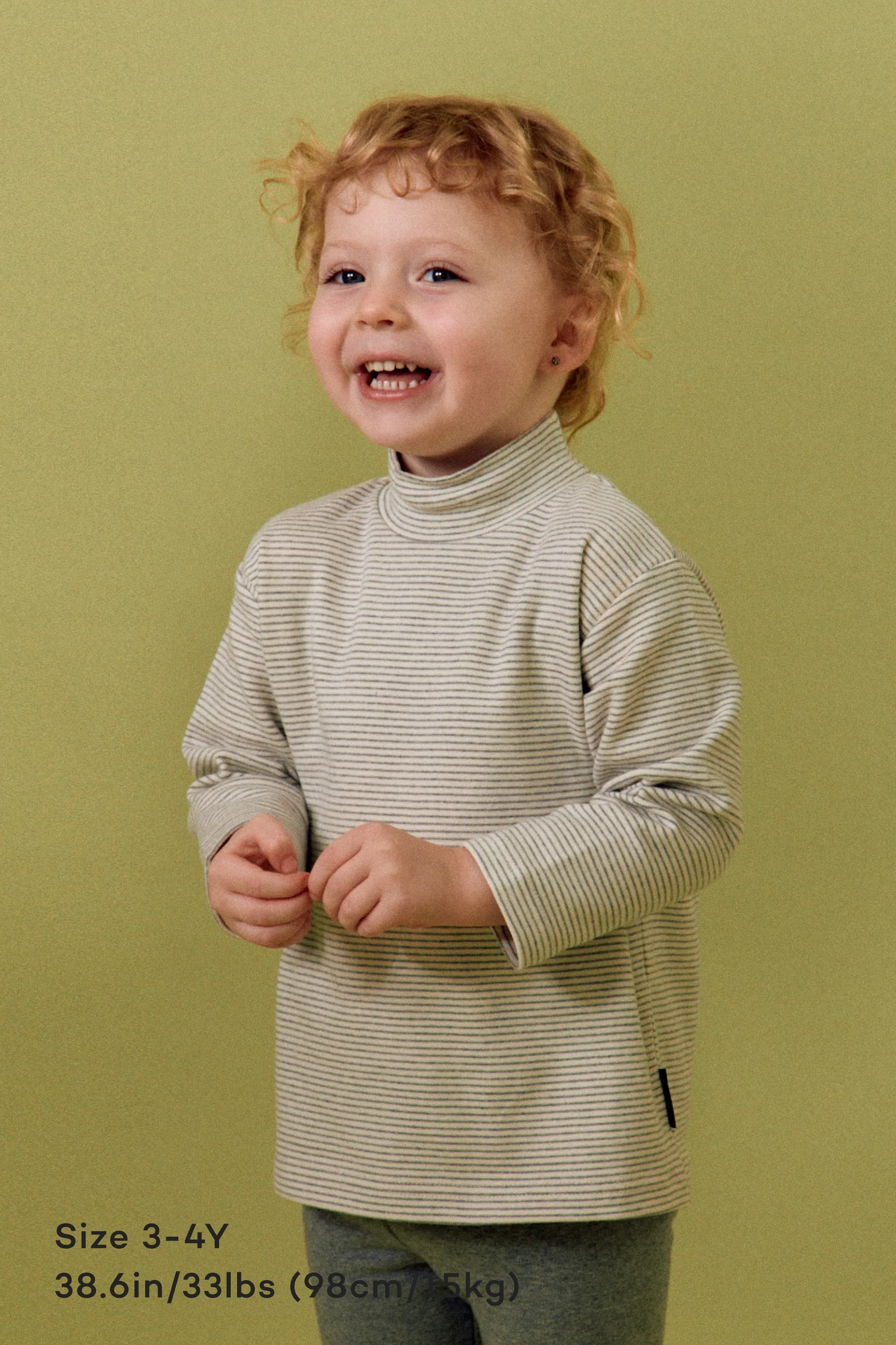 Modal Mock Neck T-shirt (1-6Y)